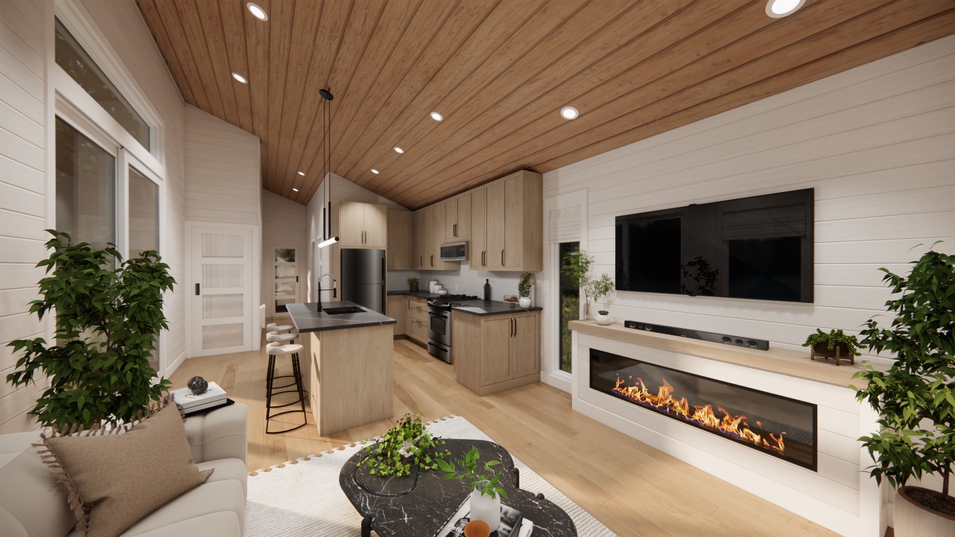 Maisons de Parc Intérieurs 11